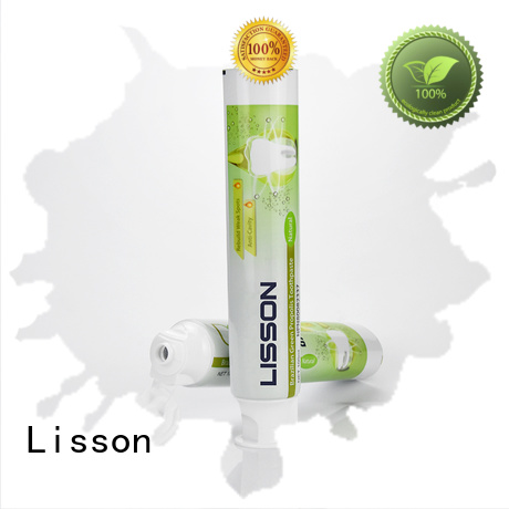 Lisson at-sale cosmetic tube packaging silver plating for cleanser